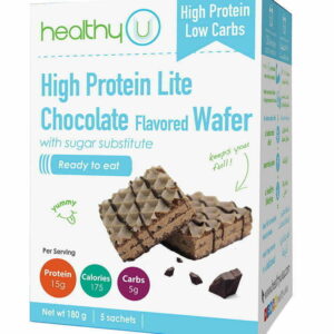healthyU Chocolate High Protein Light Wafer