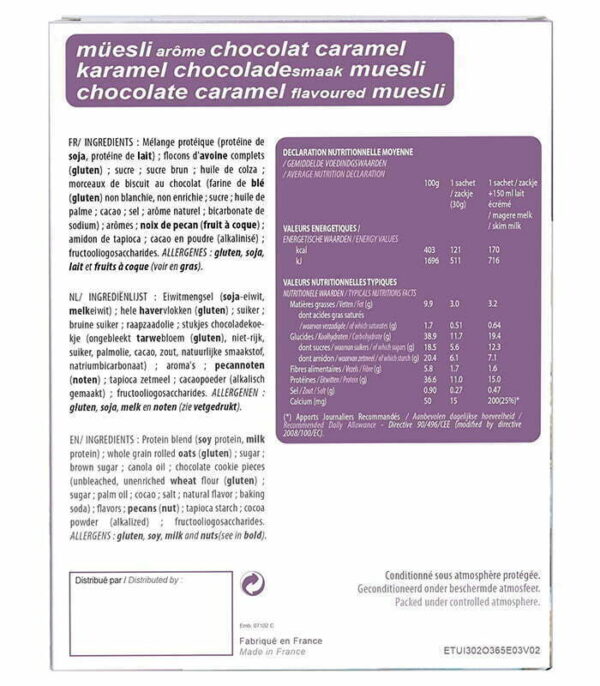 DIETI Snack High Protein Chocolate Caramel Muesli