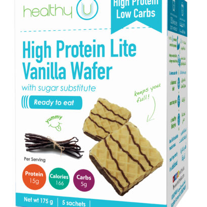 healthyU High Protein Light Vanilla Wafer